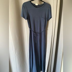 Francesca’s Emery Park Navy Maxi Dress